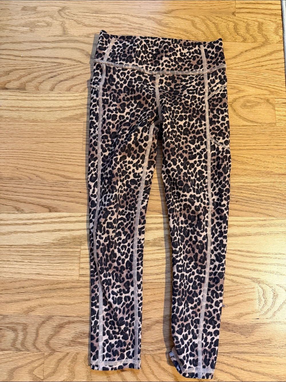all in motion Leopard Print Girls' Leggings - Brown & Black